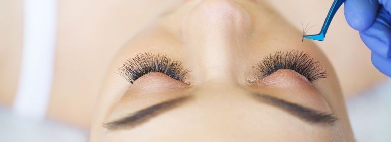 Lashes and Eyebrow Services Header Image